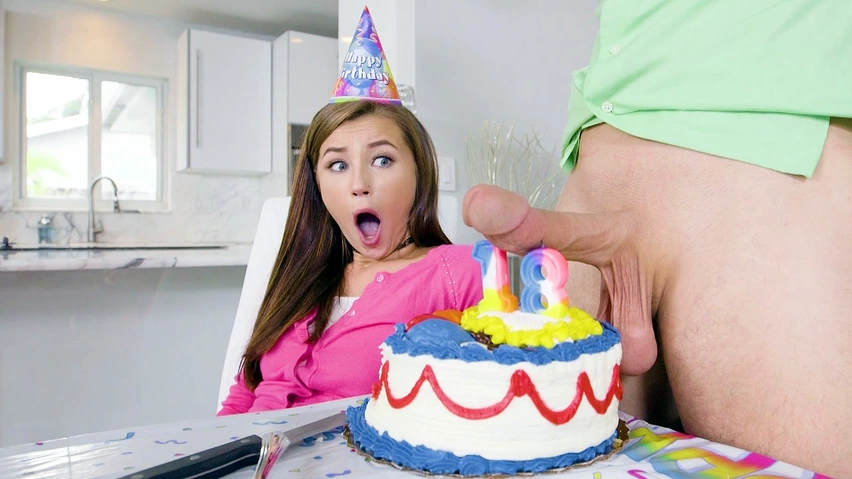 Xxx Rated Happy Birthday - Carolina Sweets gets for her birthday the big dick to suck