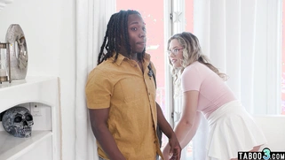 Teen nympho studied on her clasmates BBC