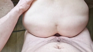 After passionate kissing I fucked her tight pussy and cum on her face