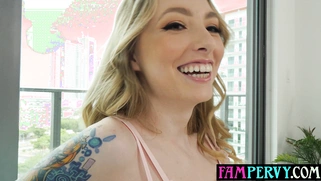 Stepson sharing his GF with perv stepdad