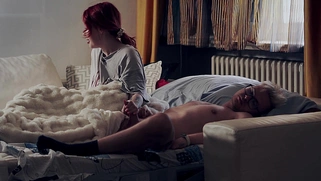 Sexy Busty Redhead Stepmother Shares Bed Gets Fucked Hard