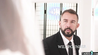 Best man calms down a nervous teen bride