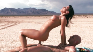 Rachel Starr riding dick in the desert