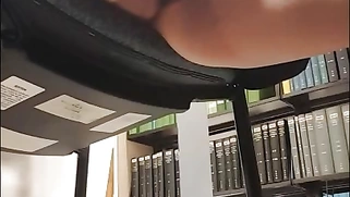 Using a dildo in college library